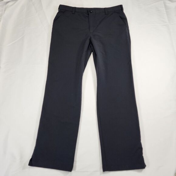 Under Armour Men's Black Straight Golf Pants Pockets Lightweight Size 38 x32 - Picture 1 of 9